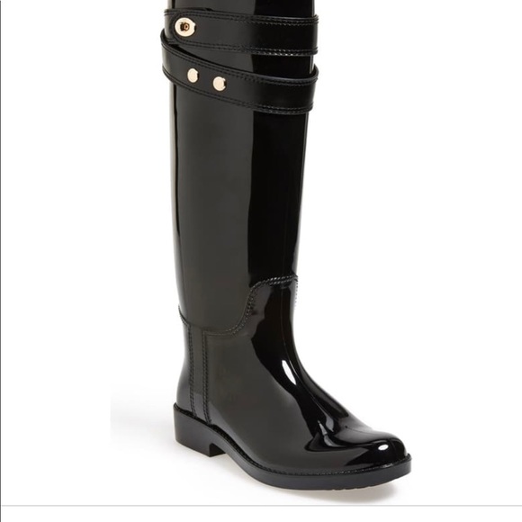 Coach “Talia” Rainboot (Black) - Picture 1 of 3